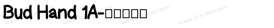 Bud Hand 1A字体转换
